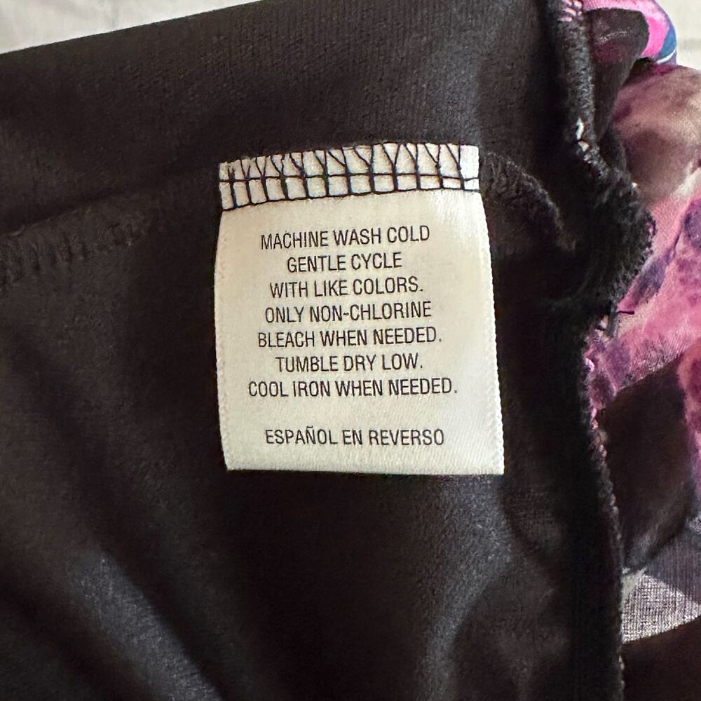 C22 Style & Co. Pink & Purple Patterned Blouse, 2x, NWT - Picture 7 of 7